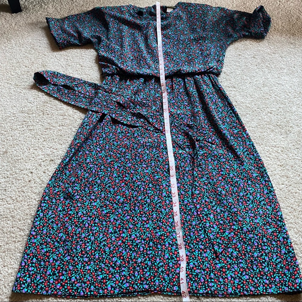 Dress, Vintage Stuart Alan Flowers